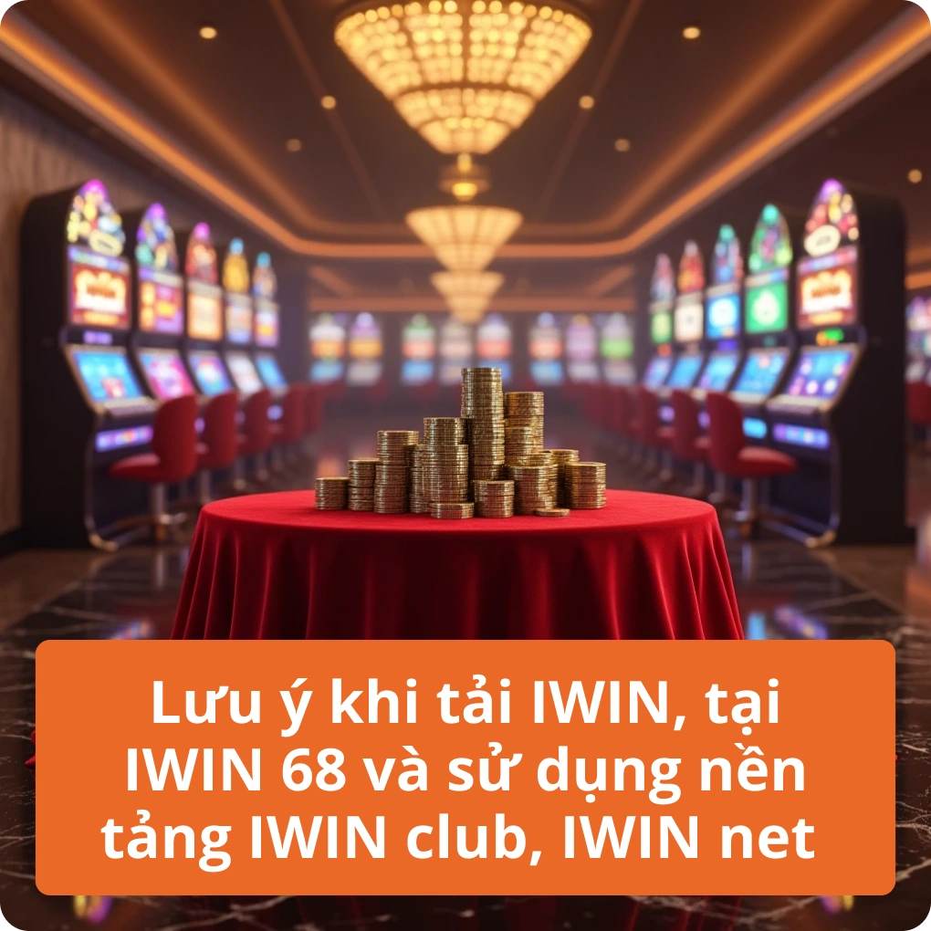 Lưu ý khi tải IWIN, tải IWIN 68 và sử dụng nền tảng IWIN club, IWIN net